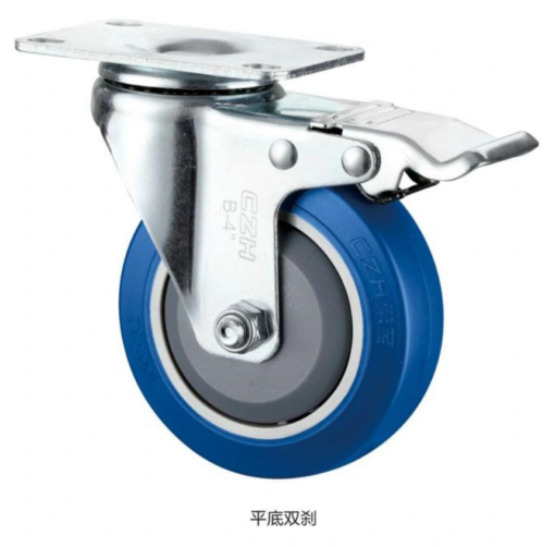 Bánh xe đẩy TPE ( Phanh size to)