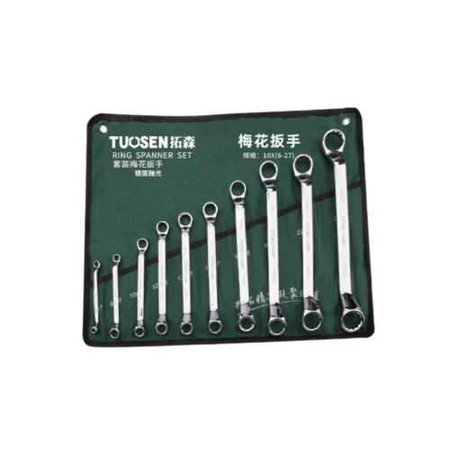 Bộ cờ lê 2 đầu tròng 10 chi tiết 6-27mm